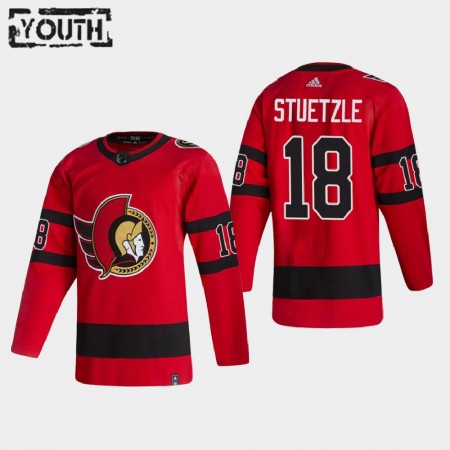 Ottawa Senators Tim Stuetzle 18 2020-21 Reverse Retro Authentic Shirt - Kinderen